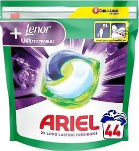 Ariel All in 1 Lenor Unstoppables kapsle na praní 44 ks