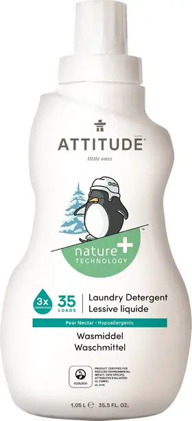 Attitude Prací gel pro děti s vůní hruškové šťávy 1050 ml (35 praní)