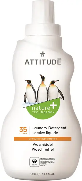 Attitude Prací gel s vůní citronové kúry 1,05 l (35 praní)
