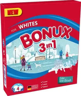 Bonux White Polar Ice Fresh prací prášek, 4 praní 300 g