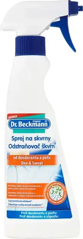 Dr. Beckmann Odstraňovač skvrn od deodorantu a potu ve spreji 250 ml