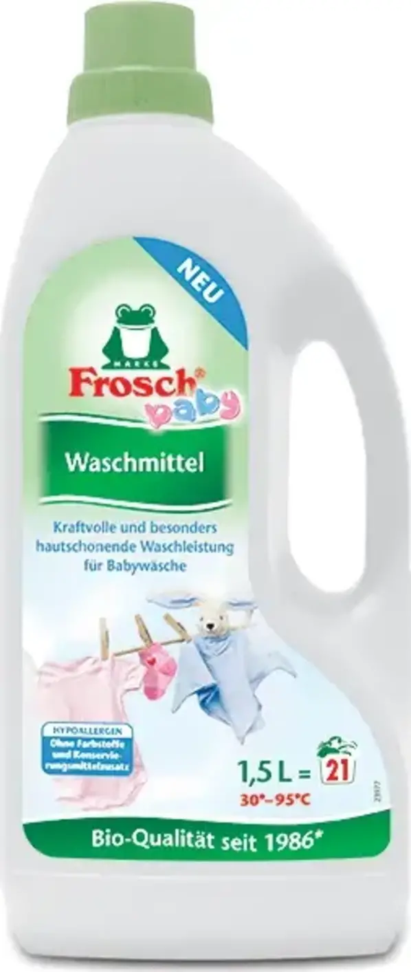 Frosch Eko prací prostředek na kojenecké prádlo, 21 praní 1,5 l