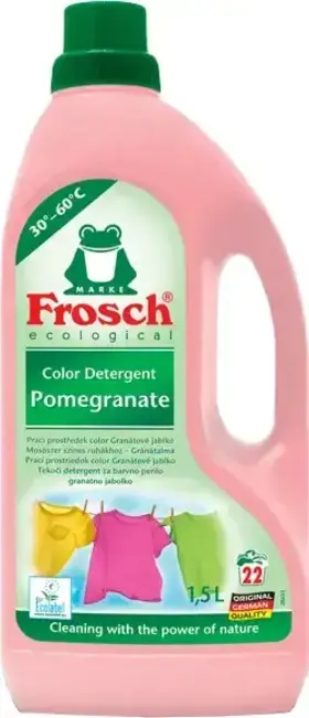 Frosch Prací gel na barevné prádlo Granátové jablko 1,5 l (22 praní)