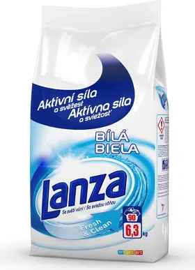 Lanza Fresh&Clean na bílé prádlo 6,3 kg / 90 pracích dávek