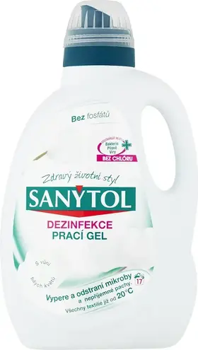 Sanytol dezinfekční prací gel 1,65 l (17 praní)