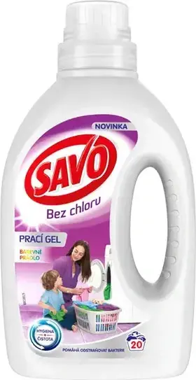 Savo Prací gel na barevné prádlo 1 l (20 praní)