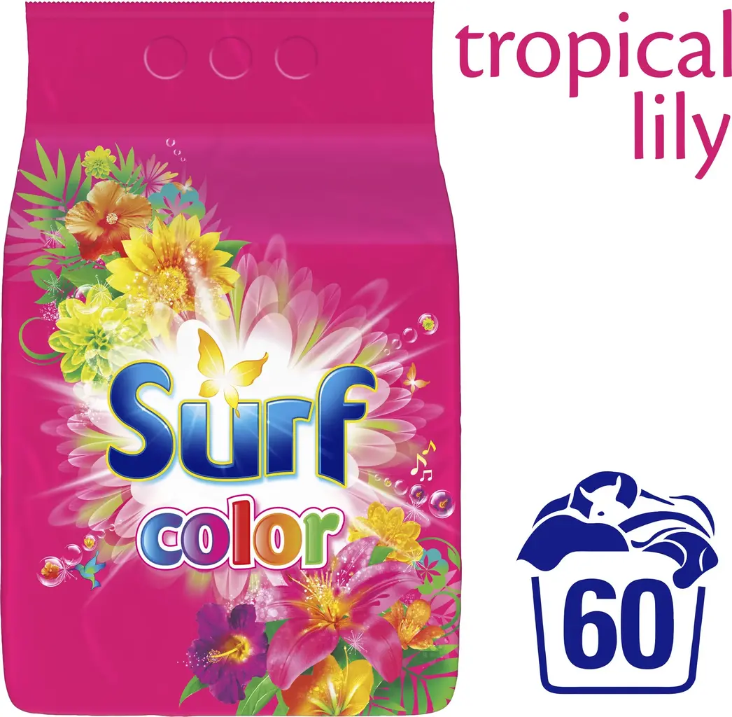 Surf Color prášek Tropical Lily & Ylang Ylang 4,2 kg (60 praní)