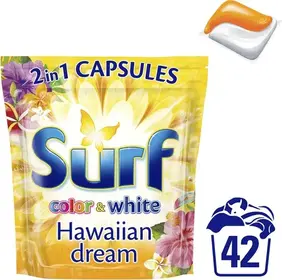 Surf Color+White Hawaiian Dream kapsle na praní 42 ks