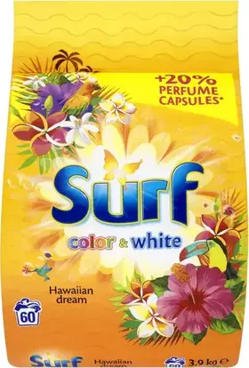 Surf Colour&amp;White prášek Hawiian Dream 3,9 kg (60 praní)