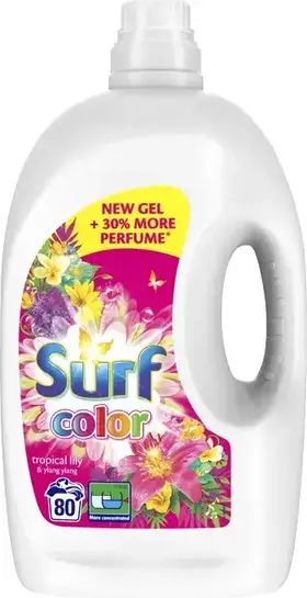 Surf prací gel Tropical Lily 4 l (80 praní)