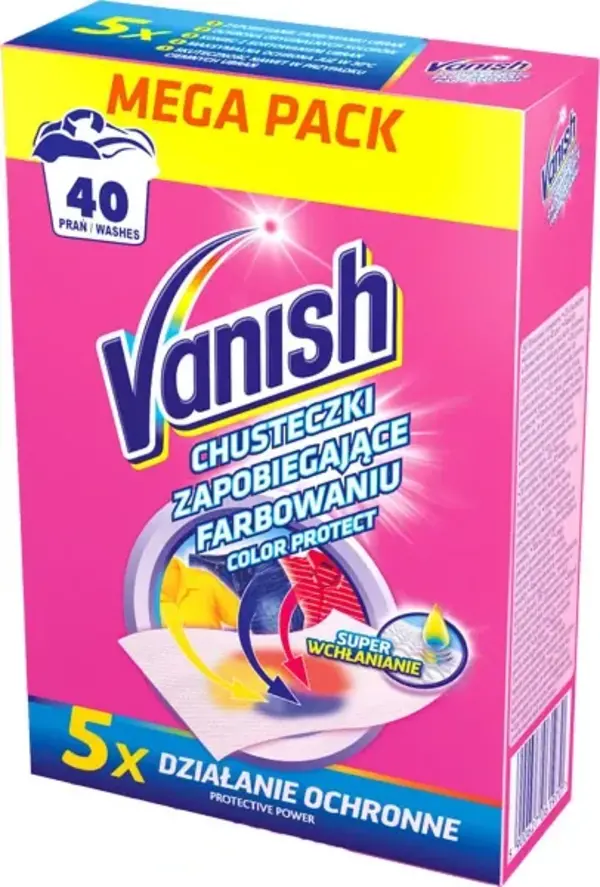 Vanish Color Protect 20 ks, 40 praní