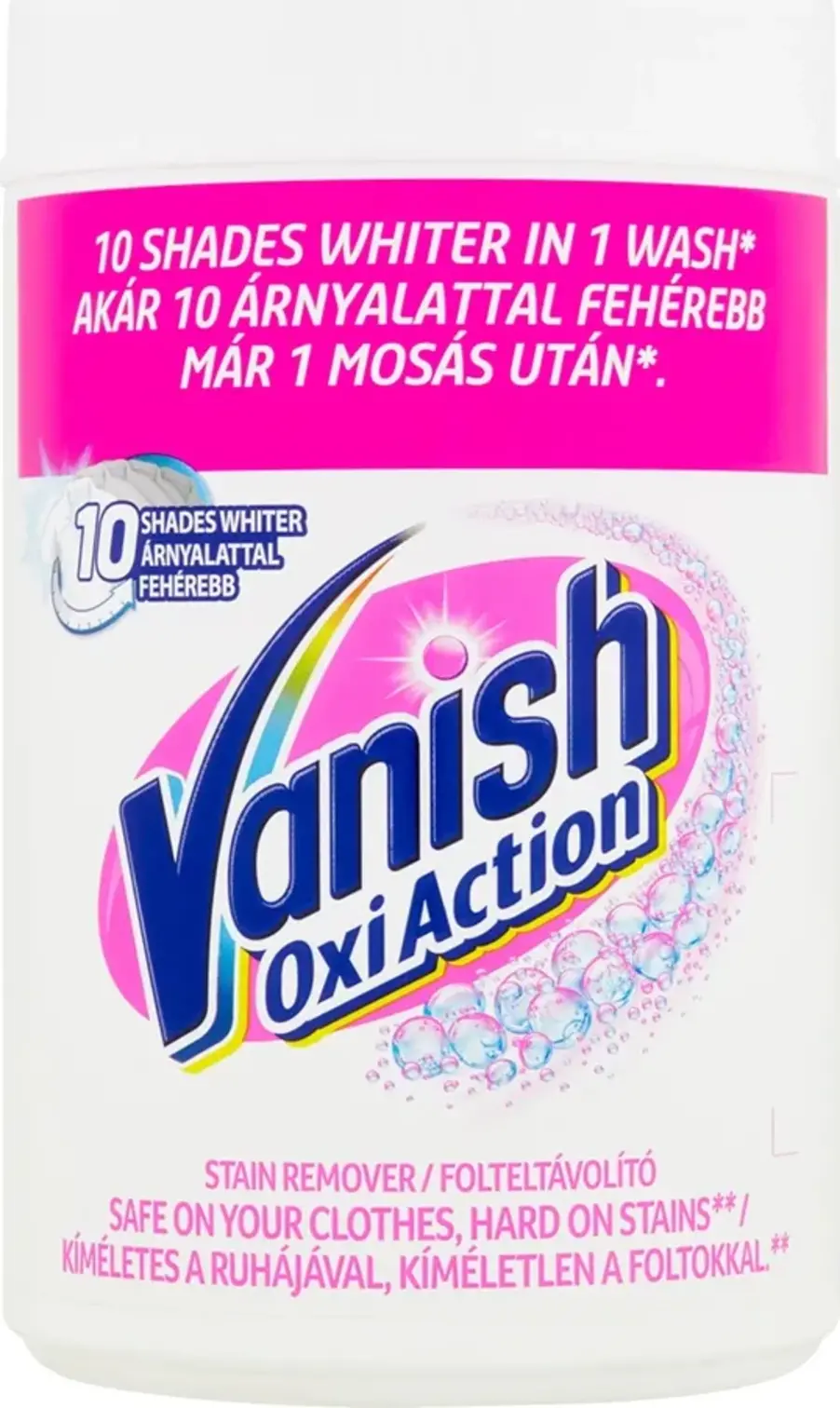 Vanish Oxi Action prášek na bělení a odstranění skvrn 625 g