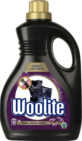 Woolite Darks, Denim, Black prací gel 1,8 l (30 praní)